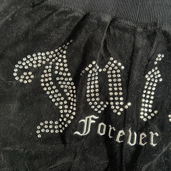 Juicy Couture x Forever 21 Black Velour Joggers - Picture 8 of 13